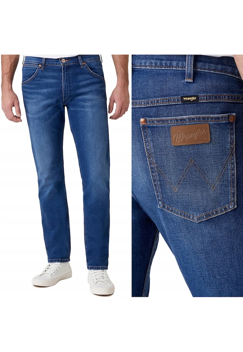 Мъжки дънки Wrangler  slim - тъмносини