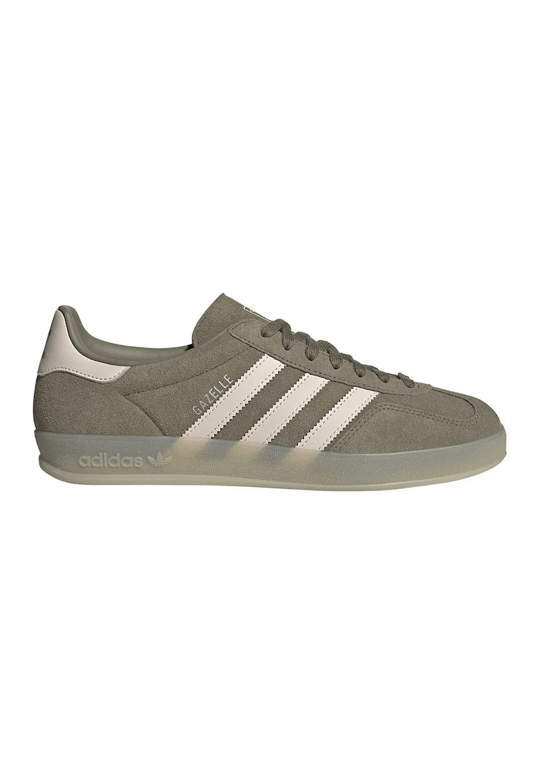 Спортни обувки Gazelle Indoor от велур с лого