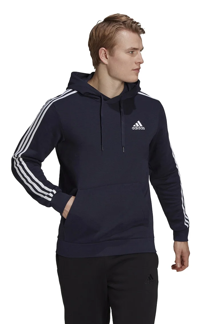 Худи Essentials с джоб кенгуру и 3 ивици