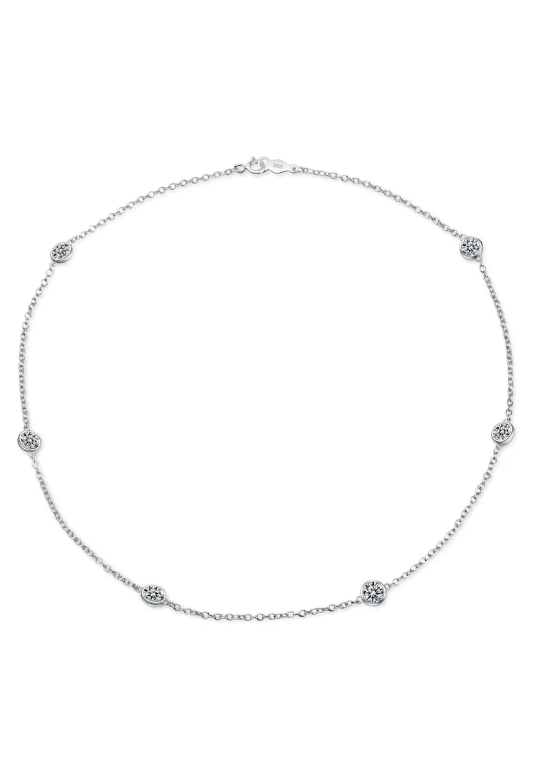 Колие ÉTINCELLE 29537 от стерлингово сребро 925 с кристали