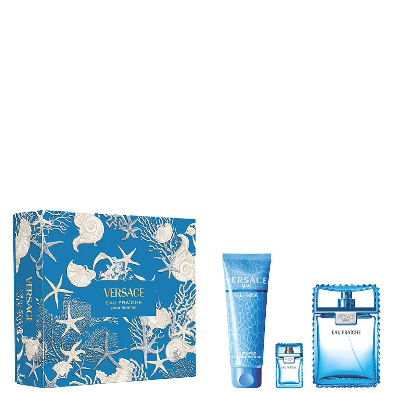 Versace MAN EAU FRAICHE комплект 3 части 100 мл