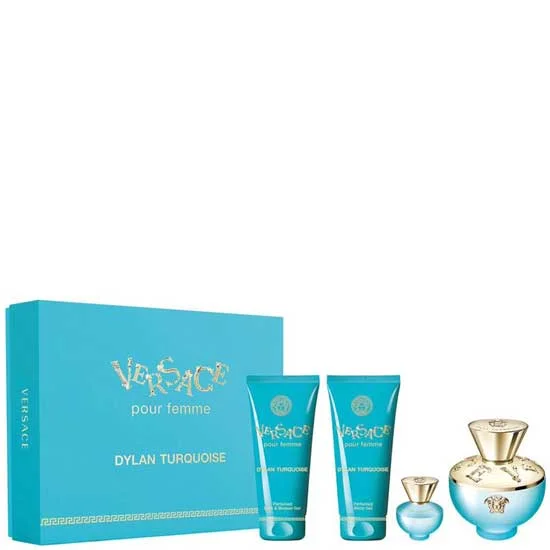 Versace Pour Femme Dylan Turquoise комплект 4 части 100 мл