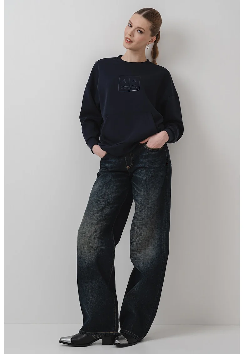 Суитшърт с паднали ръкави