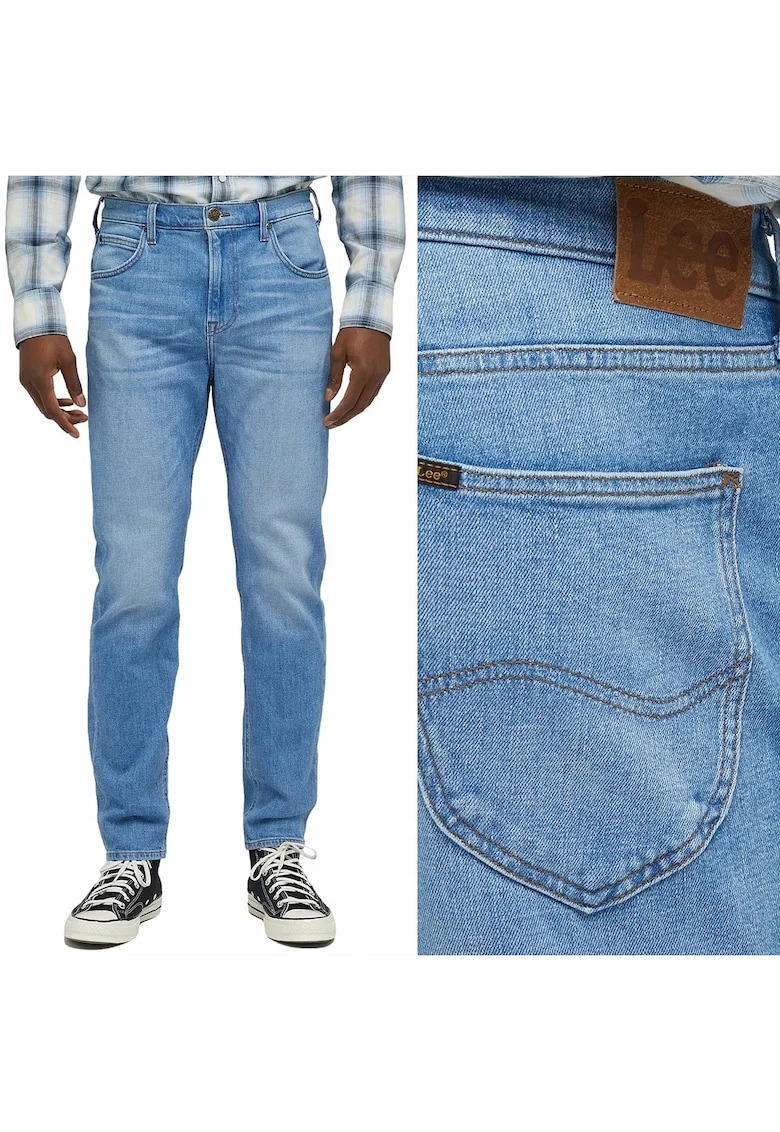 Дънки мъжки Lee  Regular Tapered избелени сини W33 L30