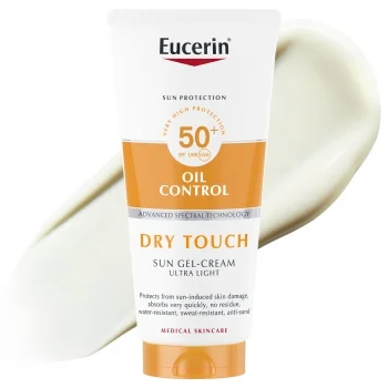 ЕУЦЕРИН СЪН ОЙЛ КОНТРОЛ Слънцезащитен гел-крем за тяло SPF50 200 мл.