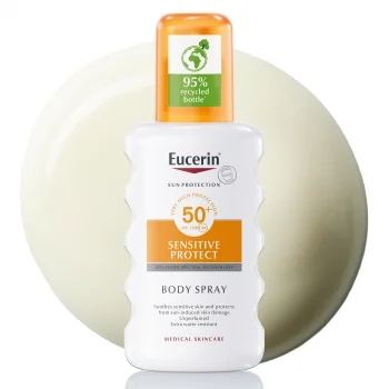 ЕУЦЕРИН СЪН СЕНЗИТИВ ПРОТЕКТ Слънцезащитен спрей SPF50+ 200 мл.