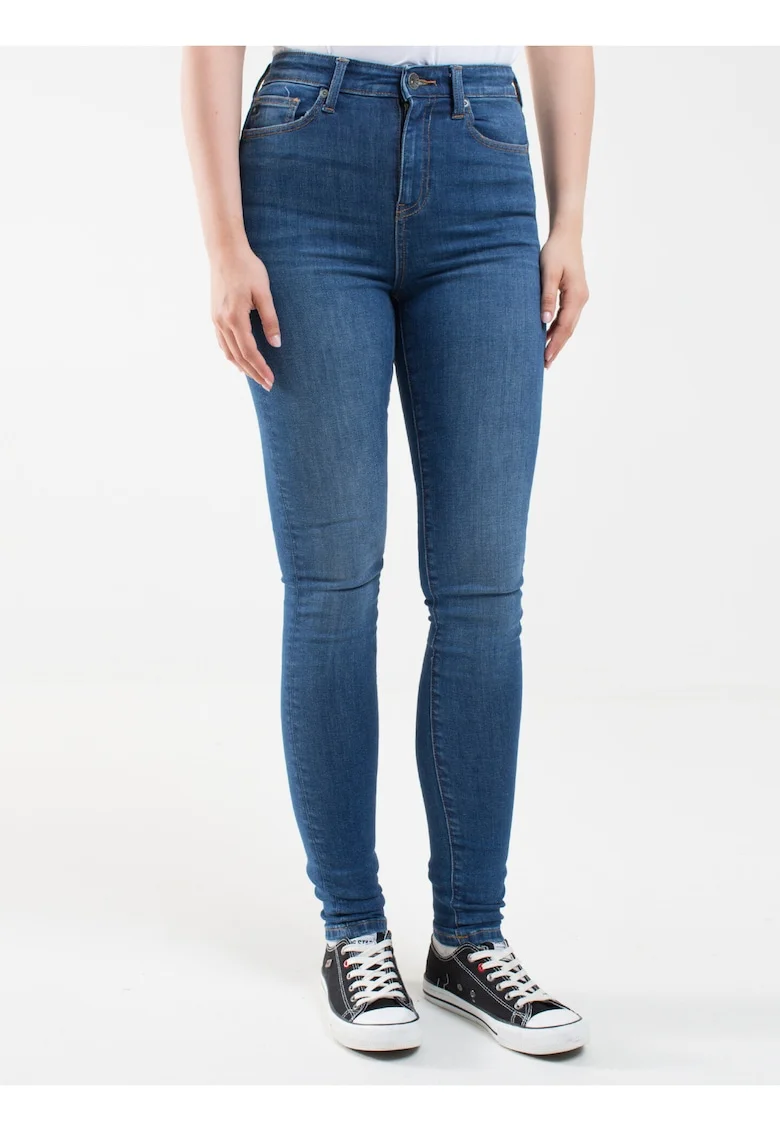Дънки skinny с висока талия Clarisa 365