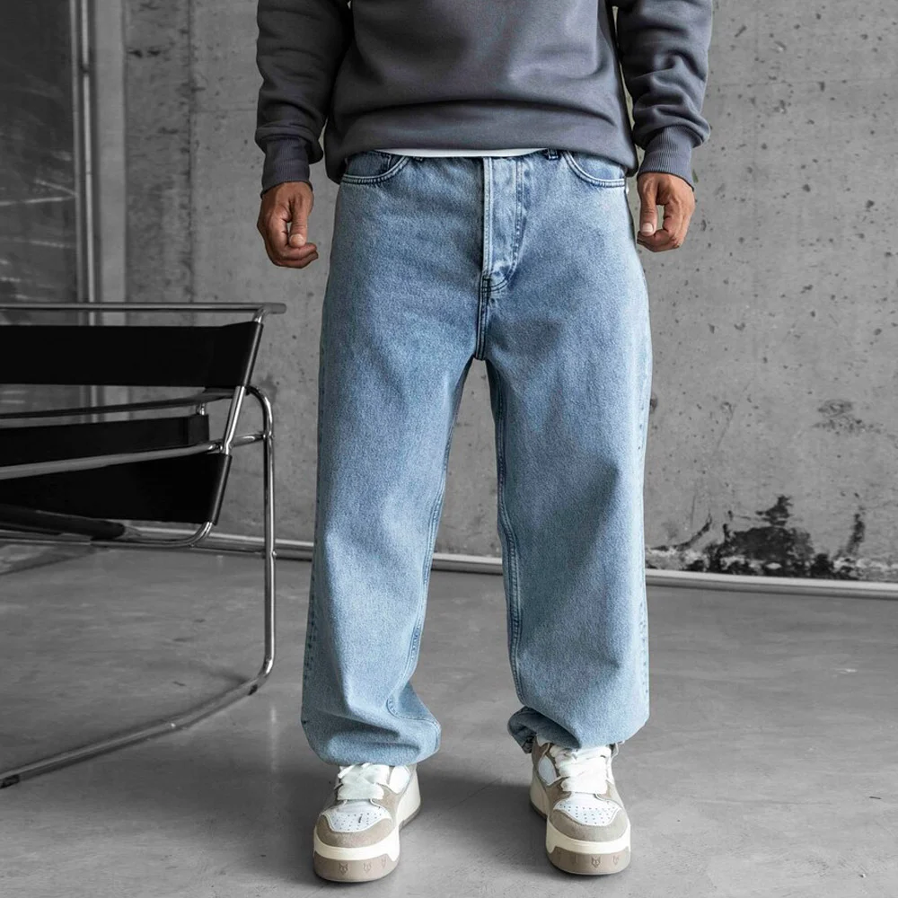 Мъжки сини дънки, baggy style, Ft7958