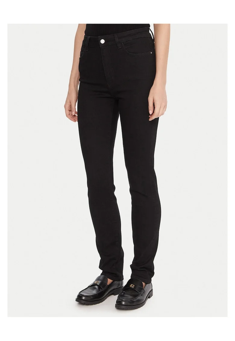 Дамски дънки slim fit  черни