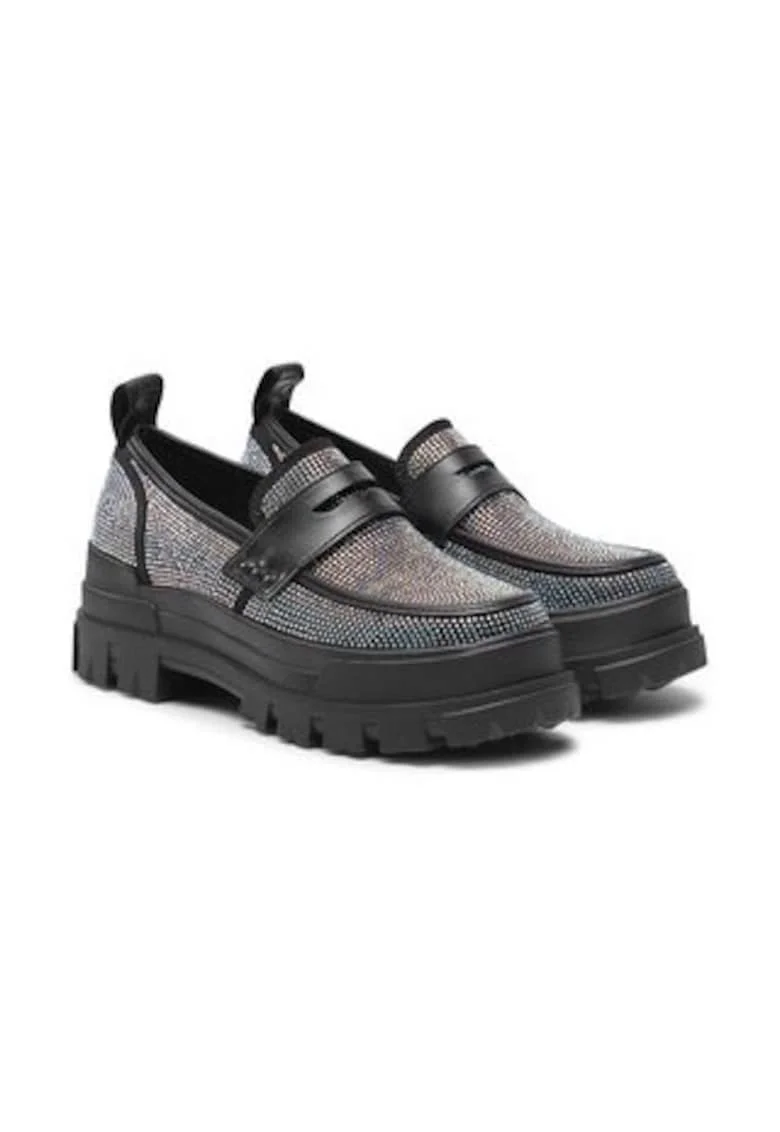 Дамски мокасини -  Aspha Loafer 1624064 - черни - текстил