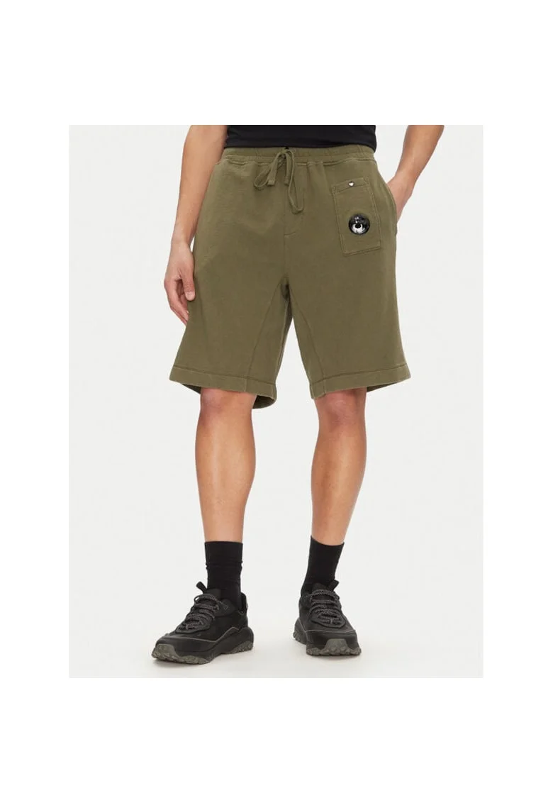 Мъжки спортни шорти CP Company - 18CMSB268A110337O - памук - зелен