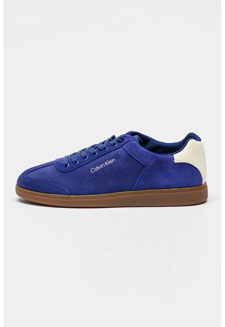 Велурени спортни обувки Low Cupsole с лого