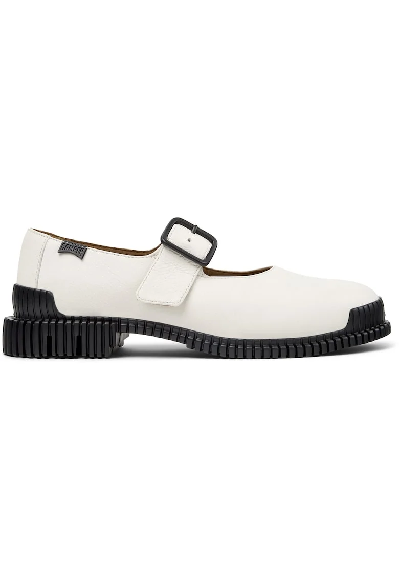Кожени обувки Pix Grained Mary Janes