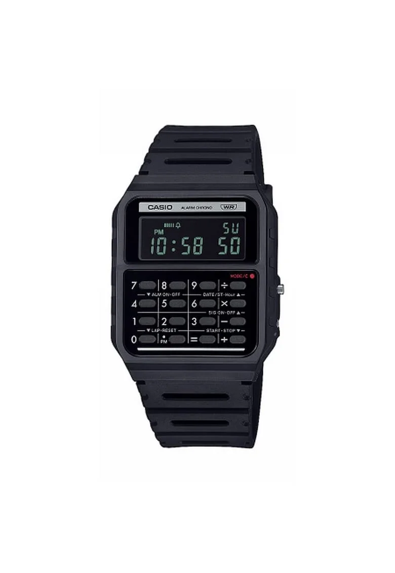 Часовник  Vintage Edgy Calculator CA-53WB-1BEF