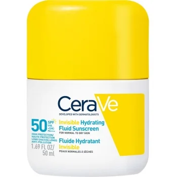 СЕРАВЕ Хидратиращ слънцезащитен флуид за лице SPF50 50 мл.