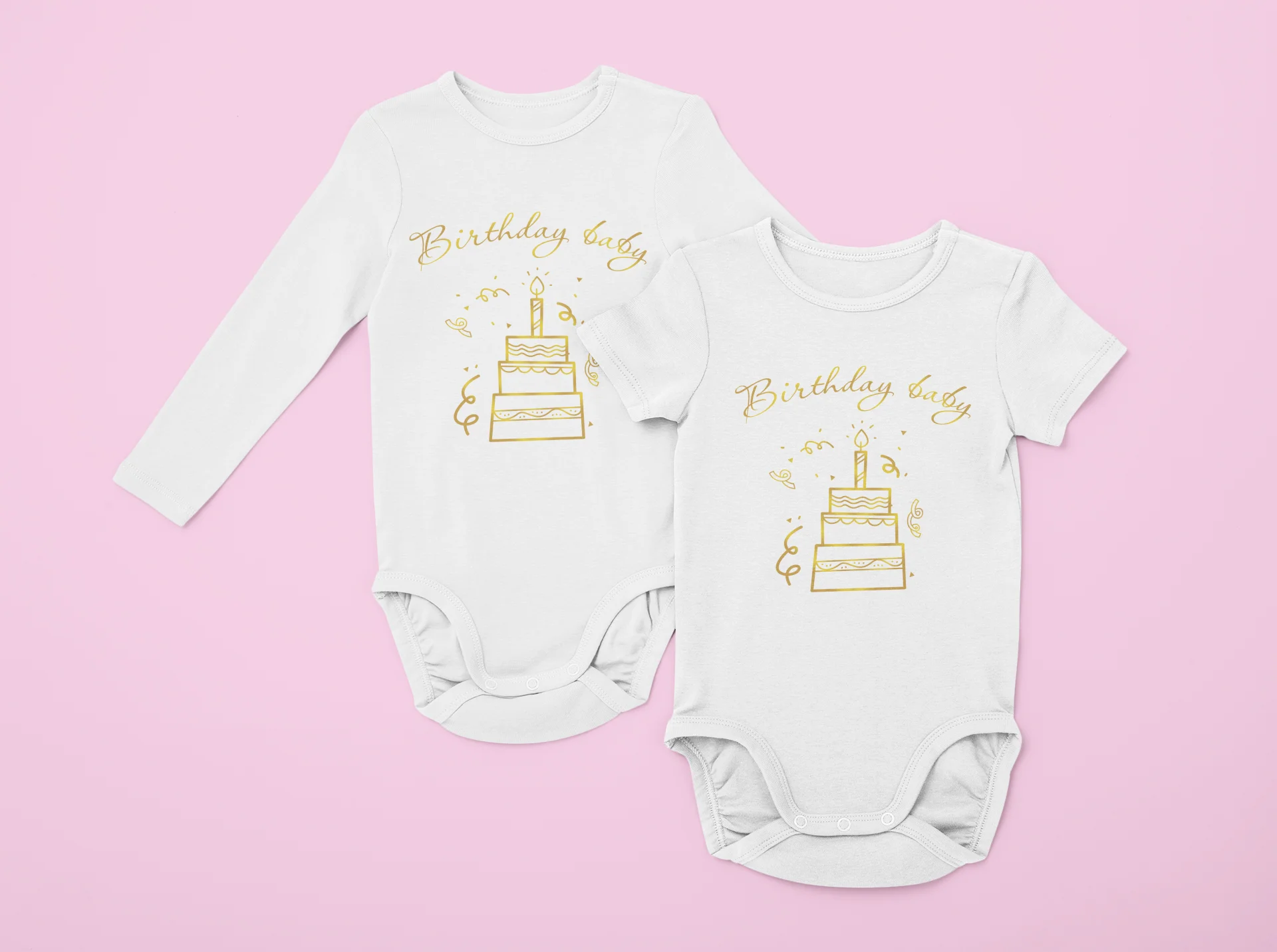 Birthday Baby Gold