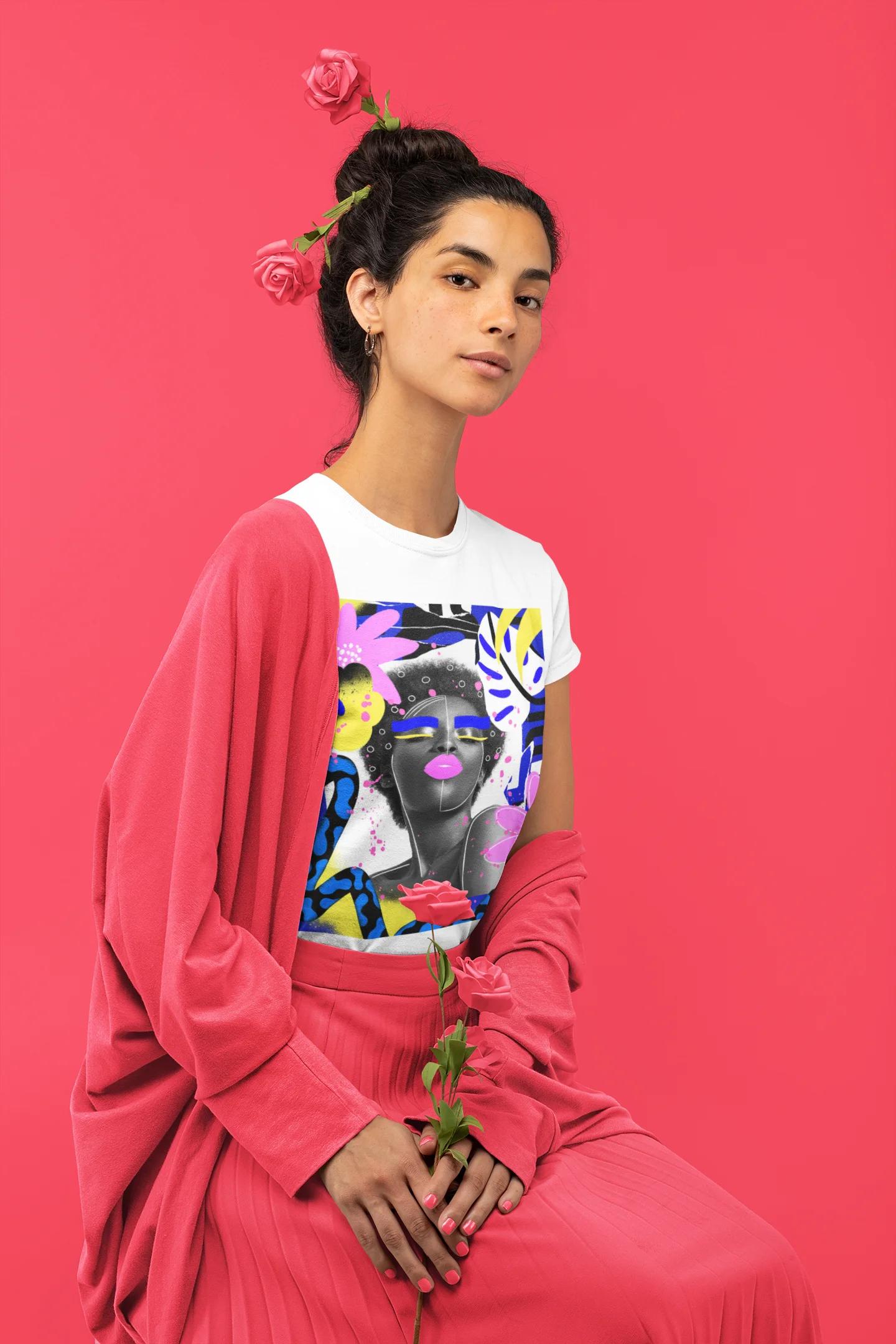 Blue and Pink