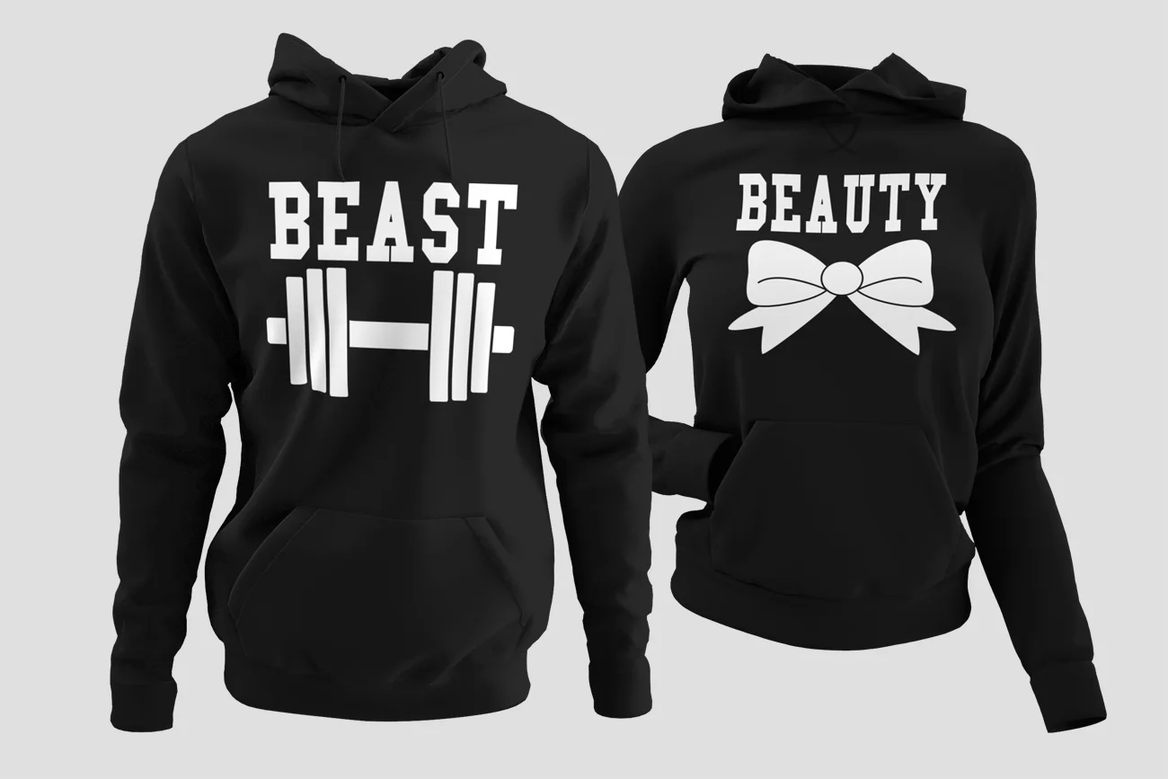Комплект суичъри Beast &amp; Beauty