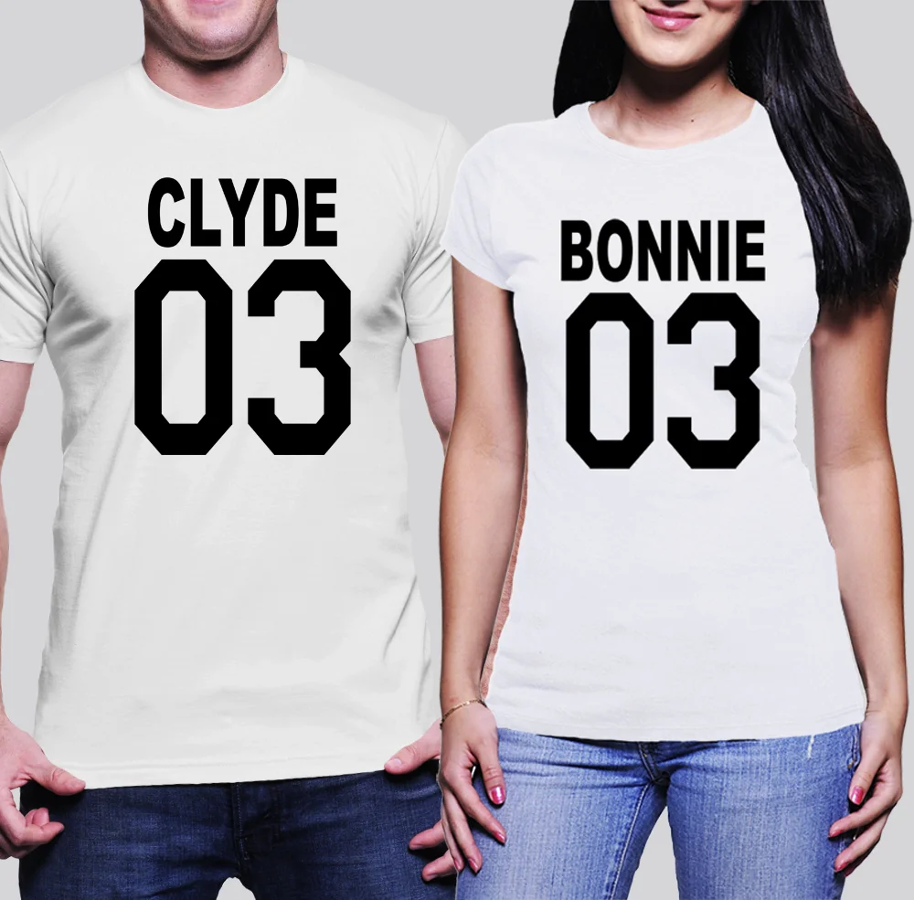 Комплект тениски BONNIE &amp; CLYDE