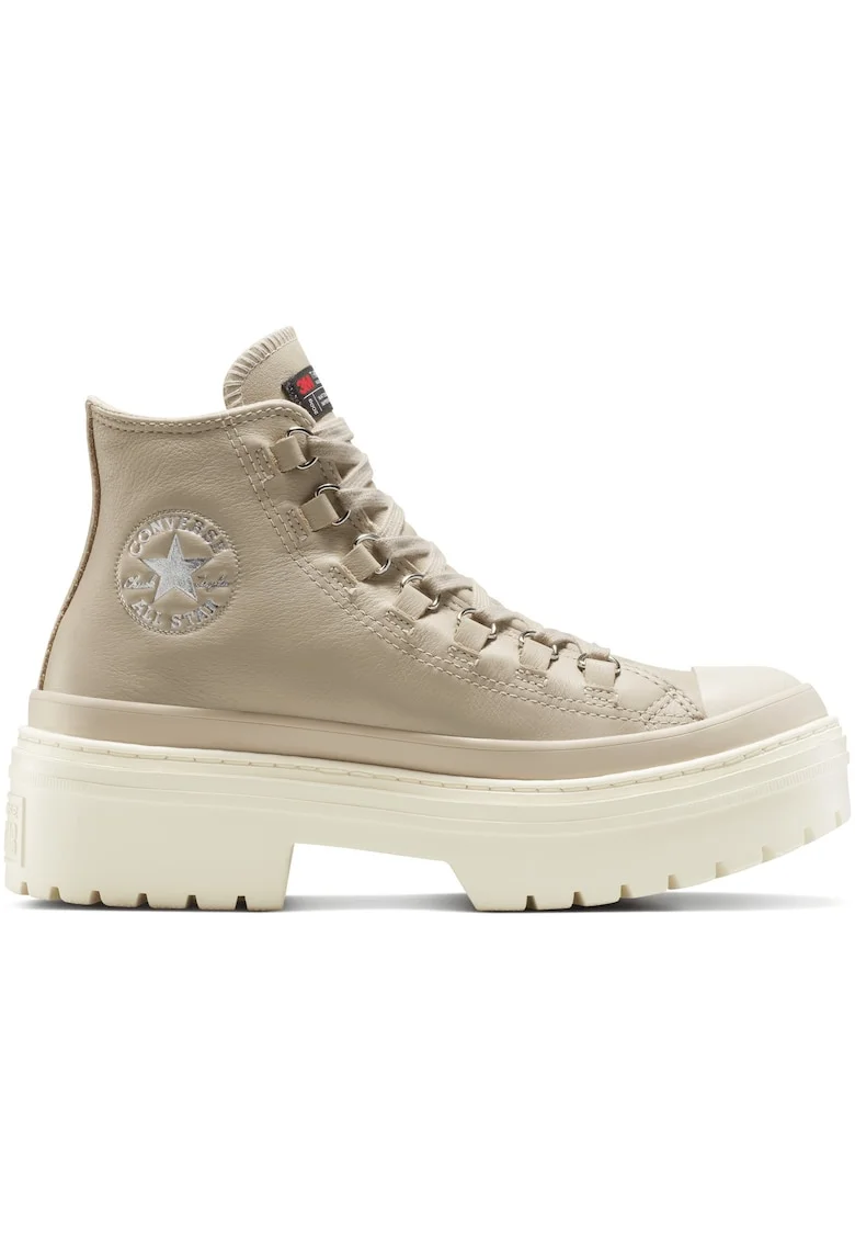 Дамски спортни обувки  Chuck Taylor All Star с платформа с грайферна подметка от водоустойчива кожа