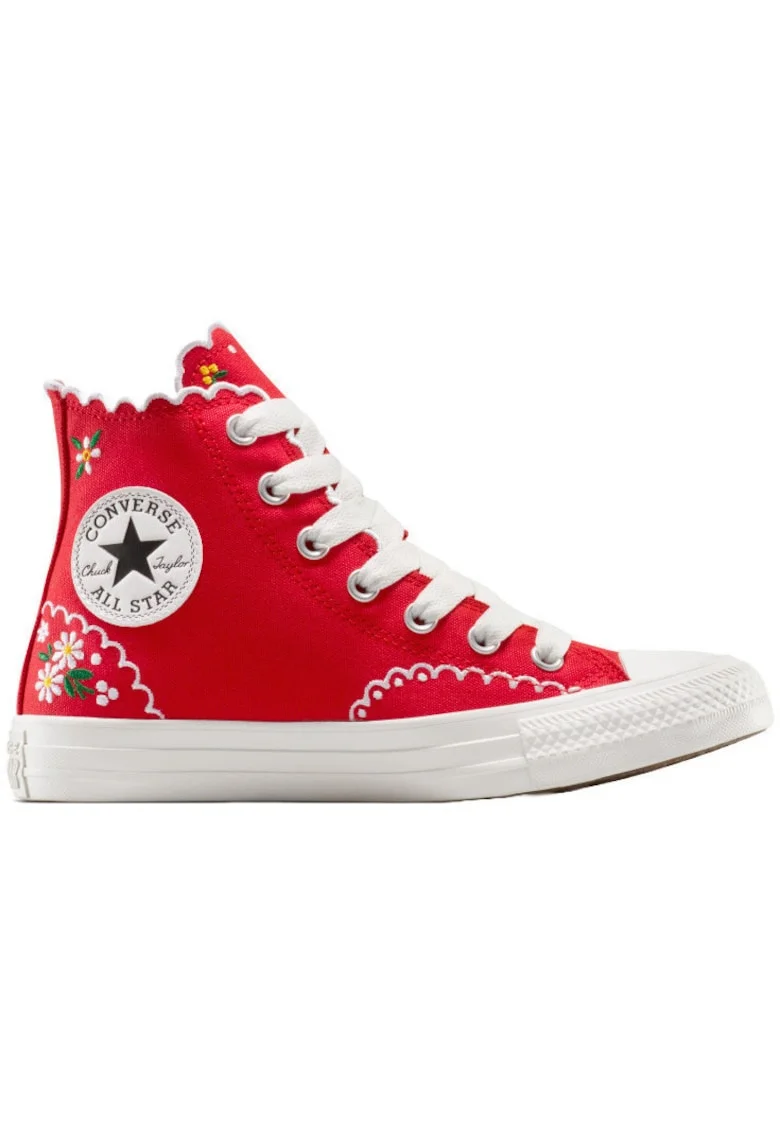 Кецове  Chuck Taylor All Star Embroidered Flowers High Top Унисекс