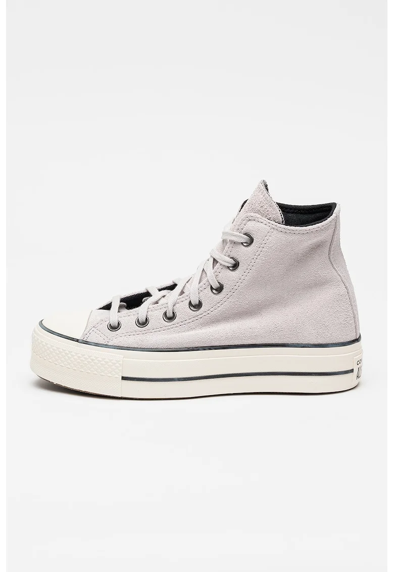 Велурени кецове Chuck Taylor All Star с равна платформа
