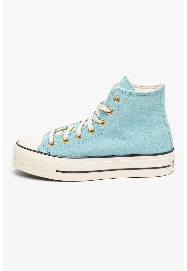 Велурени спортни обувки Chuck Taylor All Star с равна платформа