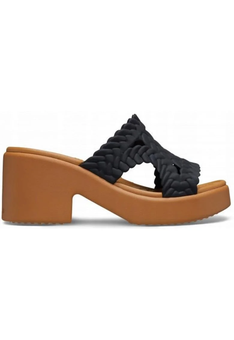 Дамски пързалки - Brooklyn Woven Heel 209979 Slide - Черни