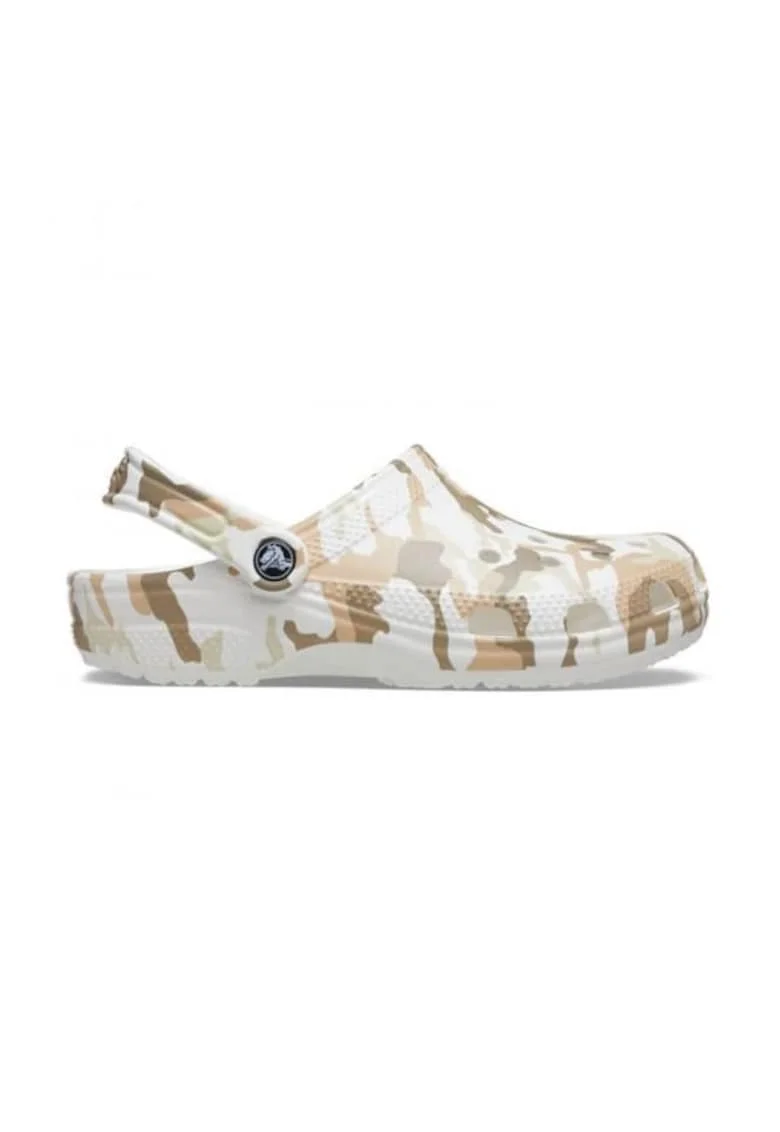 Сабо  Classic Printed Camo Clog - US Alb - White/Multi