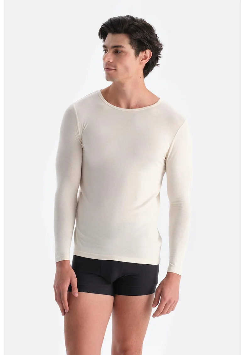 Домашна слим блуза с кашмир