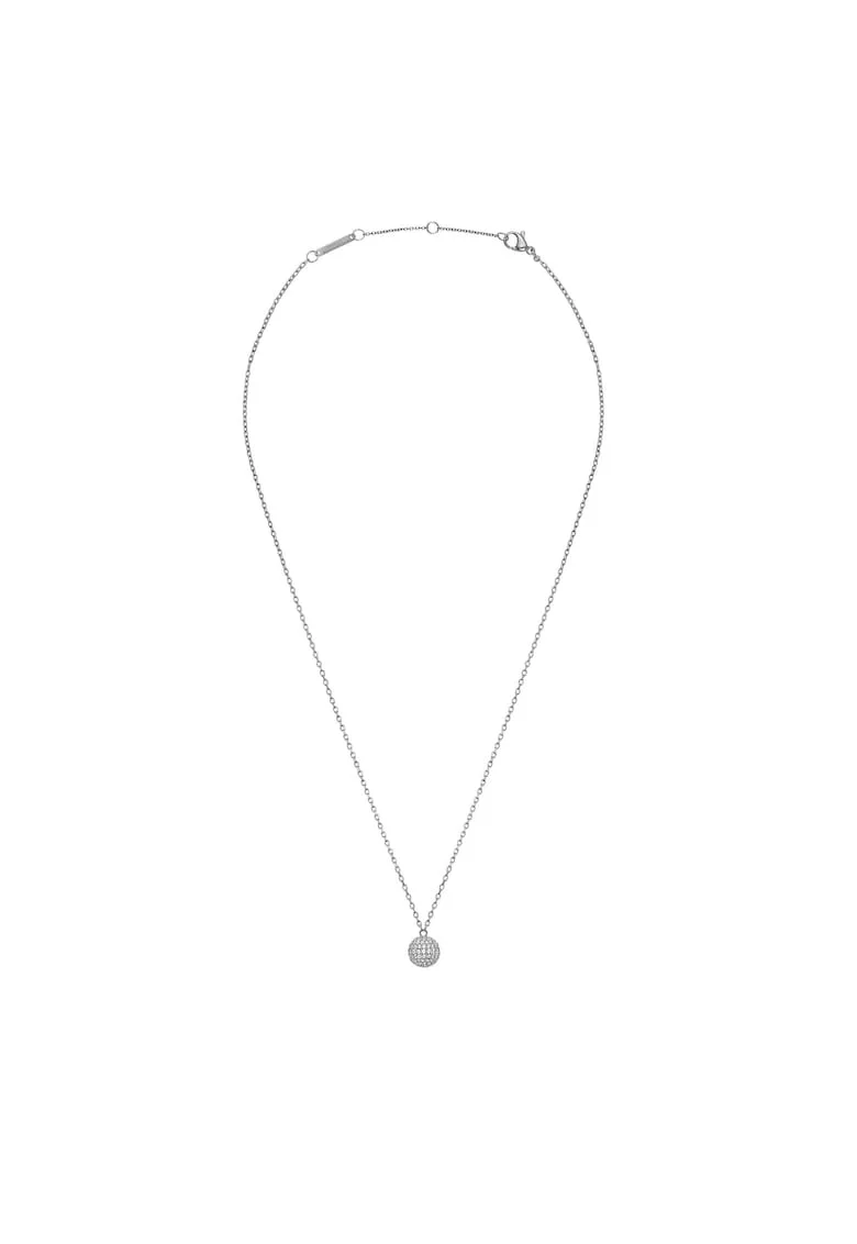 Дамско колие  Silver Pave - 30x45mm