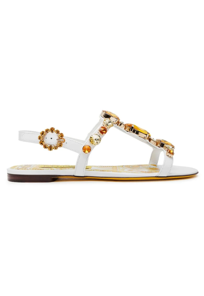 Дамски сандали - Dolce Gabbana - естествена кожа - модел 8V135