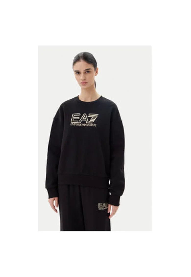 Дамска блуза Emporio Armani  7W000100 AF10377 - Памук/Полиестер - Черна