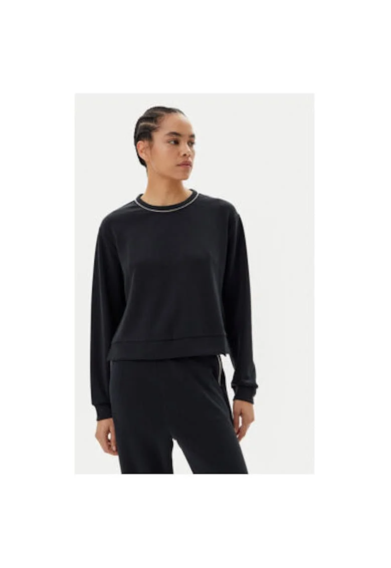 Дамска блуза Emporio Armani  7W000142 AF12643 - Модал/Полиестер - Черна
