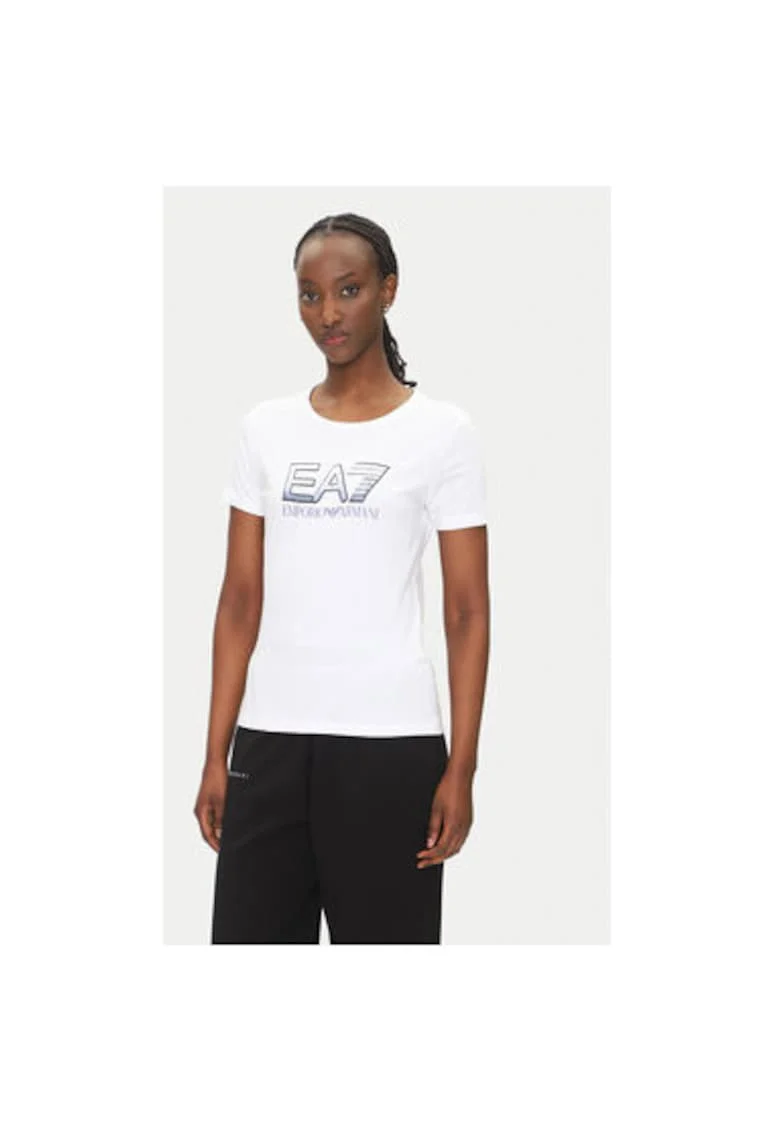 Дамска тениска  Emporio Armani - 7W000183 AF10373 - Памук - Бял