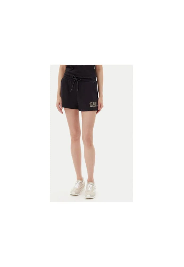 Дамски спортни шорти  Emporio Armani - 7W000108 AF12473 - Памук/Полиестер - Черен