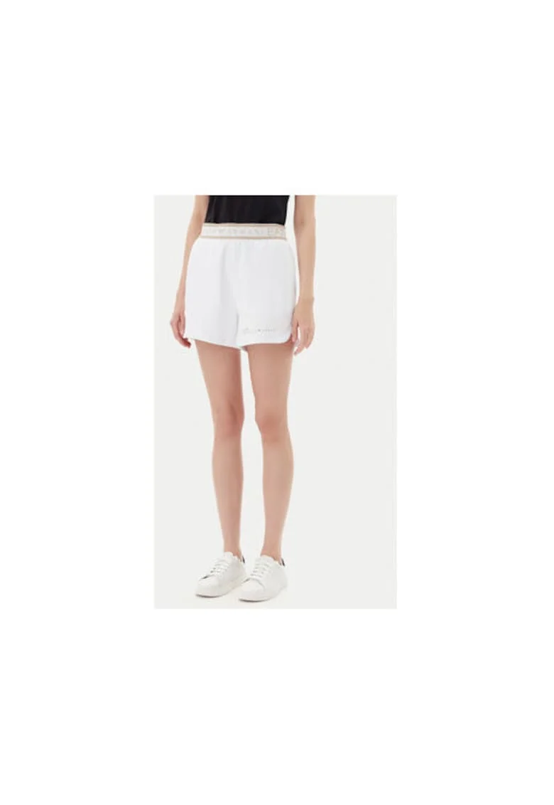 Дамски спортни шорти  Emporio Armani - 7W000280 AF12501 - Полиестер/Памук - Бял