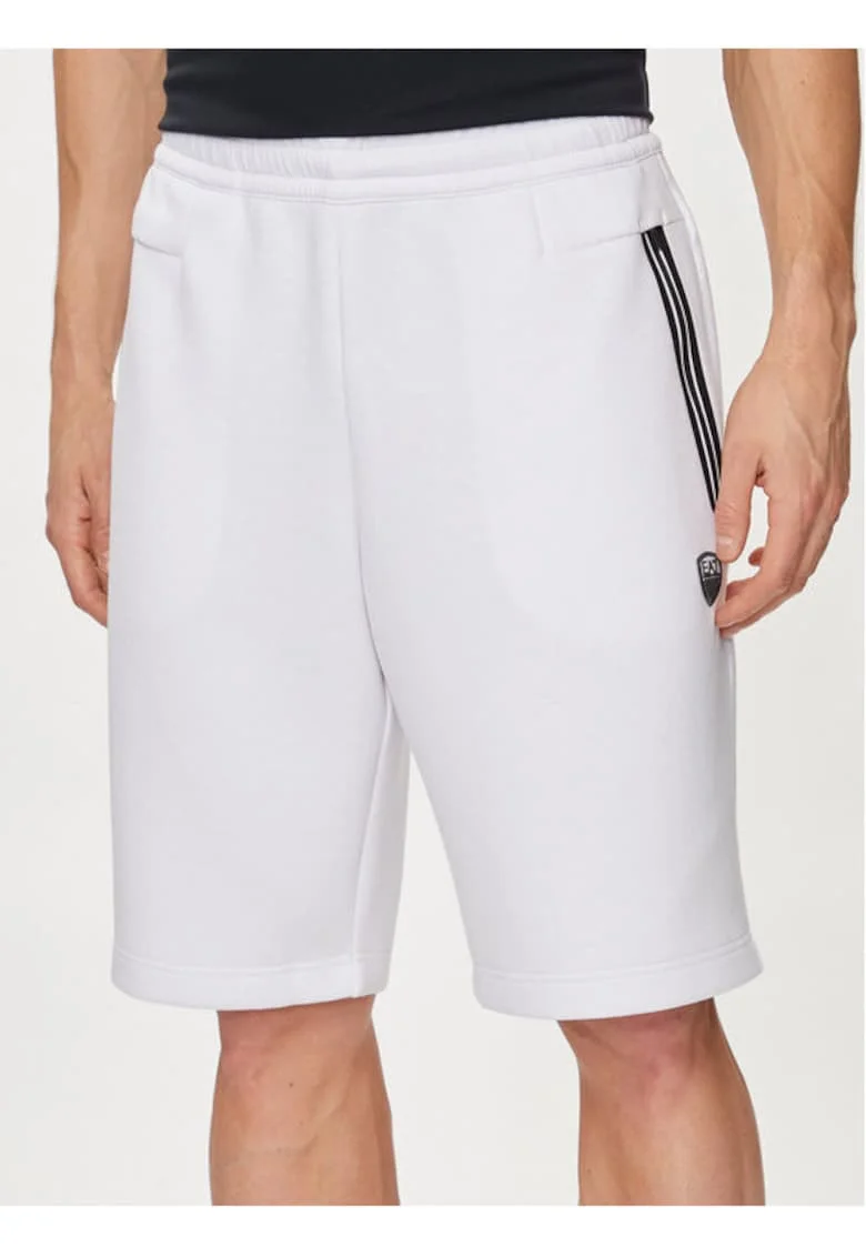 Мъжки къси панталони - Emporio Armani  303535094 - Полиестер/Вискоза - Бял
