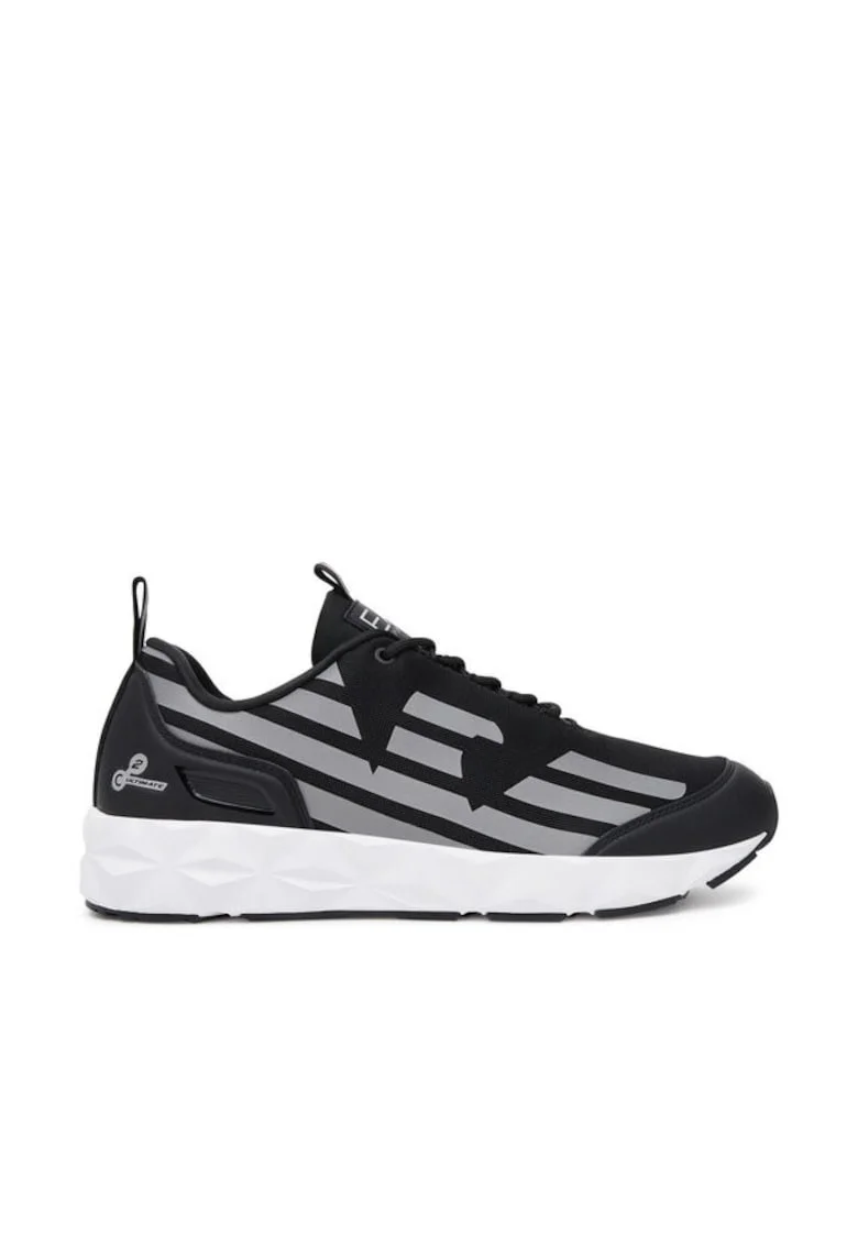 Мъжки спортни обувки - X8X217 XK433 -  Emporio Armani - Текстил - Черен