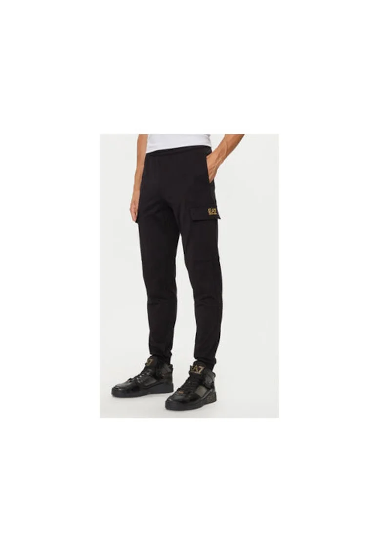 Мъжки спортни панталони  Emporio Armani - 8NPP67 PJVRZ - памук - черни