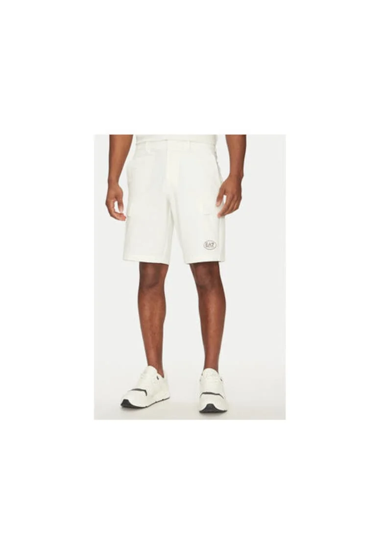 Мъжки спортни шорти Emporio Armani  7M000196 AF13554 - Полиестер/Еластан - Бял