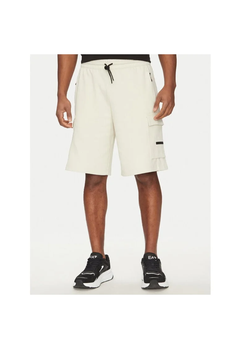 Мъжки спортни шорти Emporio Armani  7M000326 AF12660 - Памук/Еластан - Екрю