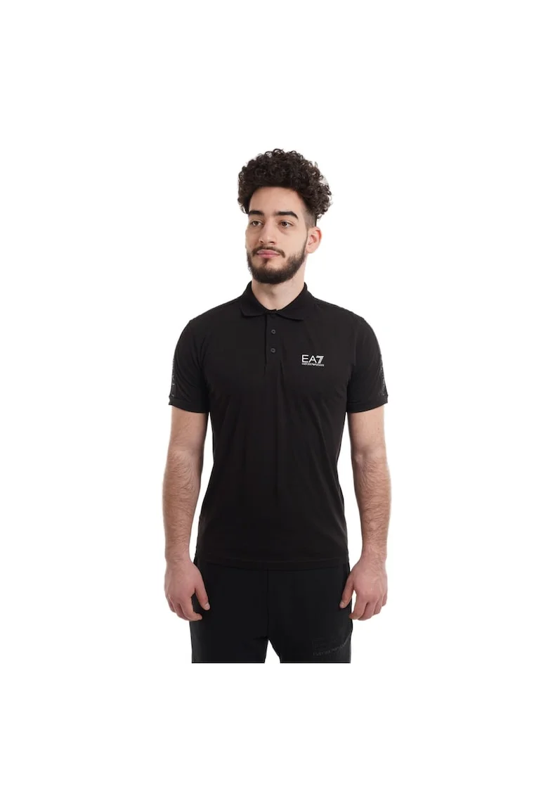 Поло тениска Emporio Armani  Train Logo Series M Tape Polo CO 3DPF23PJ02Z00200