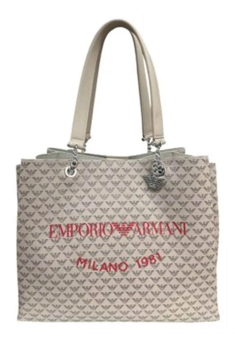 Дамска чанта  модел TSANTA CHEIROS LOGO MPEZ - 100% полиестер - 30x26x12см