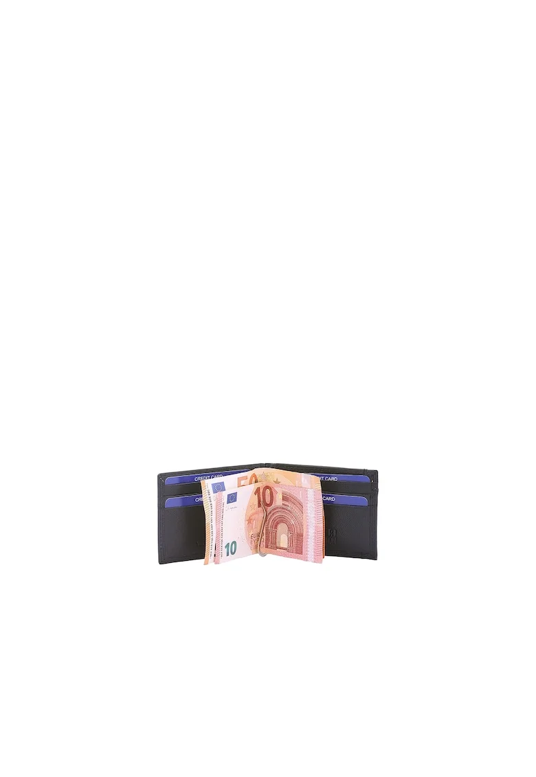 Кожен портфейл с клипс за банкноти
