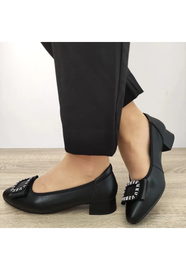 Елегантни дамски обувки  5598 Black - черни