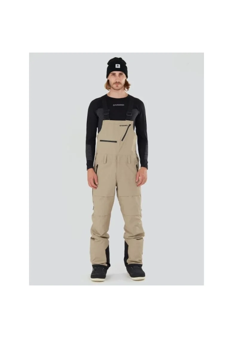 Гащеризон за ски или сноуборд  Benton Bib Pants - бежов - мъжки