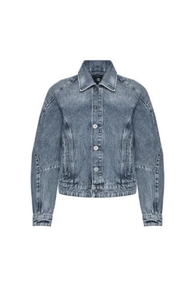 Дамско дънково яке - G Star Raw - синьо - 100% памук -