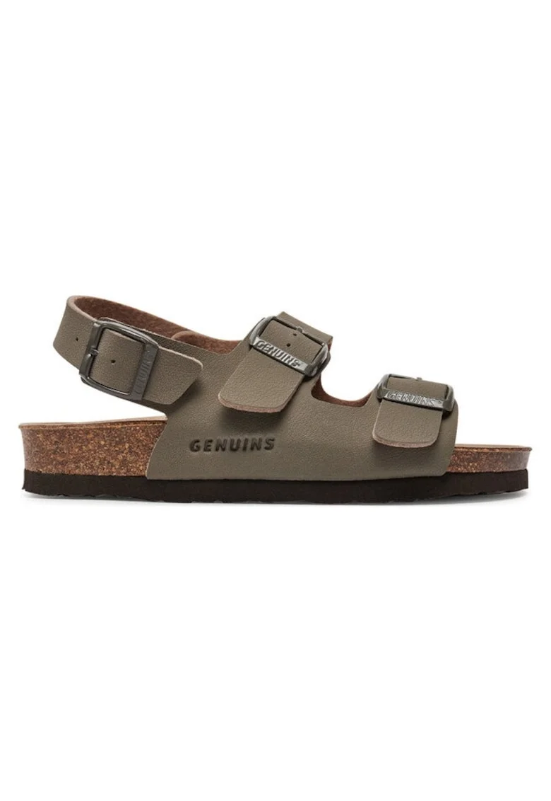 Дамски сандали -  Екокожа - Сив