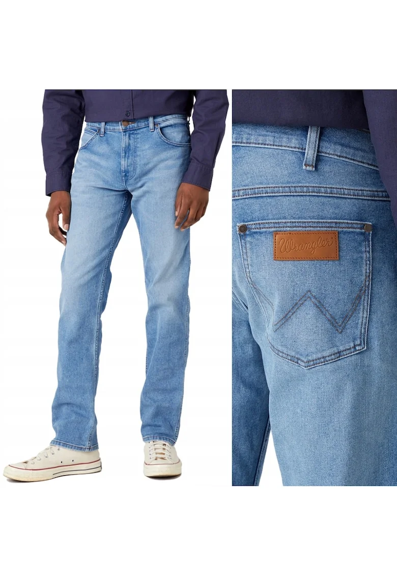 Мъжки дънки Wrangler  803 - права кройка - сини - W30 L32
